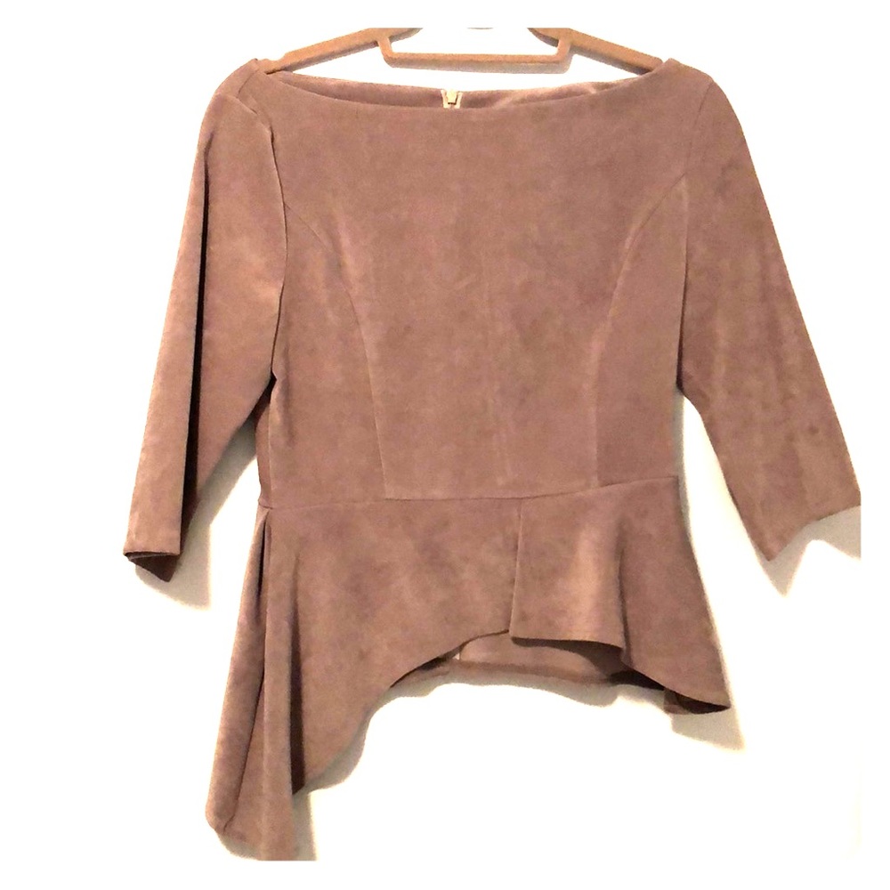 Pinkyotto Scoop neck velvet blouse